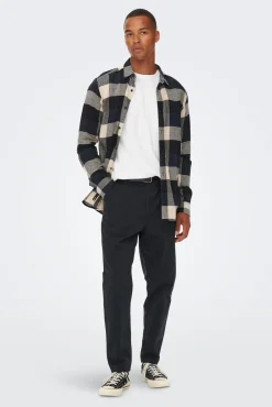 Only & Sons Camisa Cuadros Navy Best