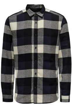 Only & Sons Camisa Cuadros Navy Best
