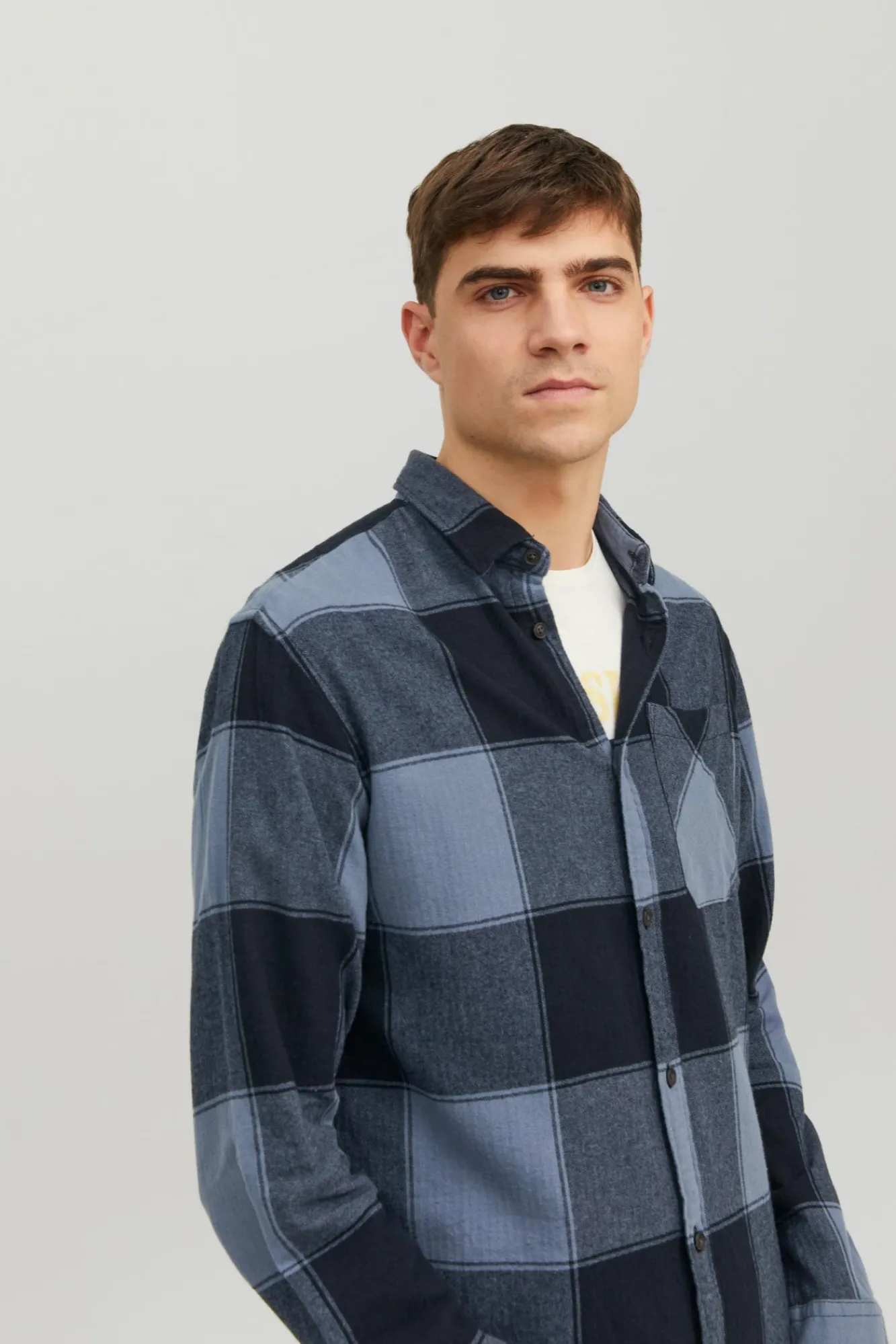 Jack & Jones Camisa Cuadros Navy New