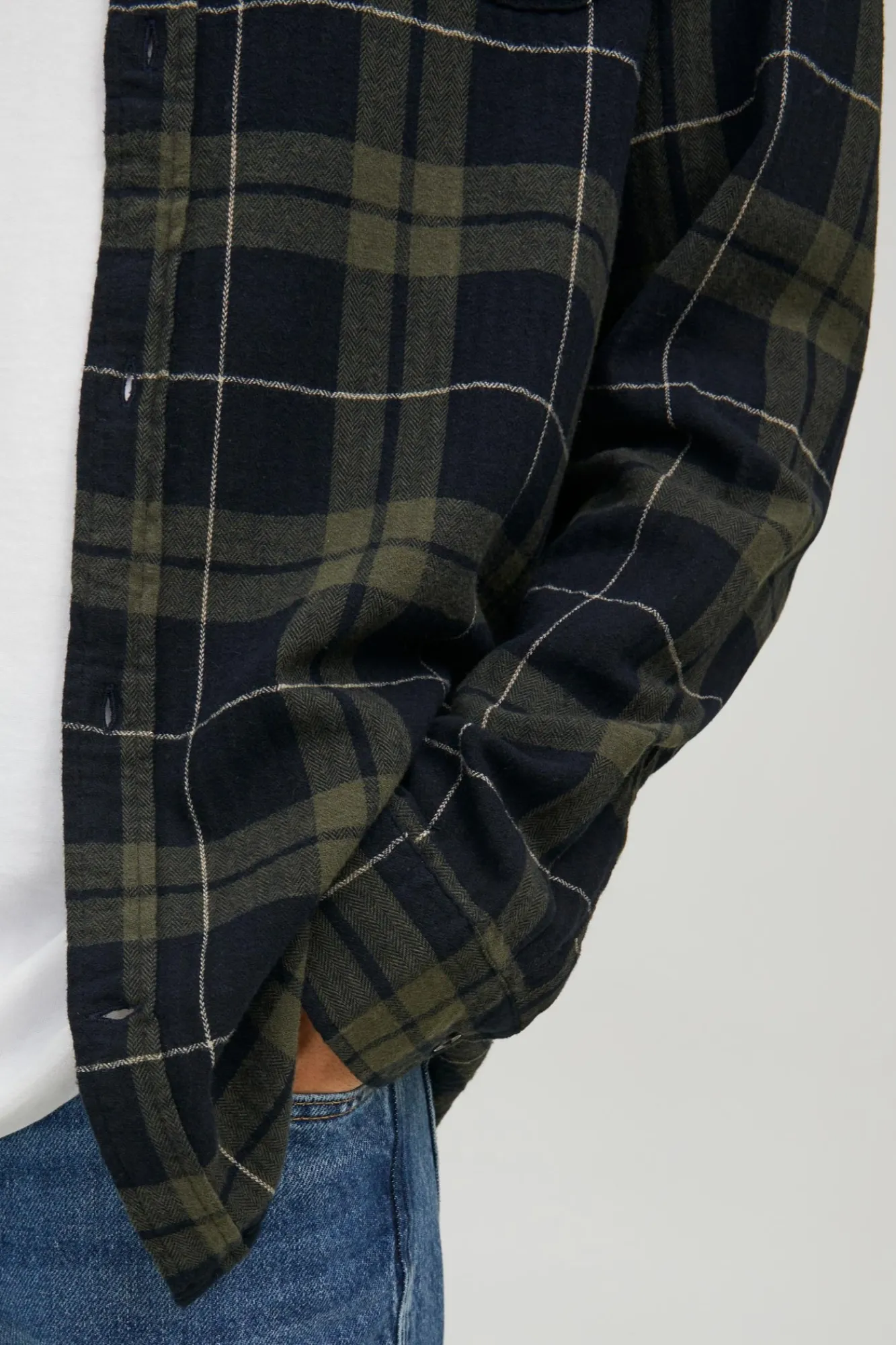 Jack & Jones Camisa Cuadros Verde New