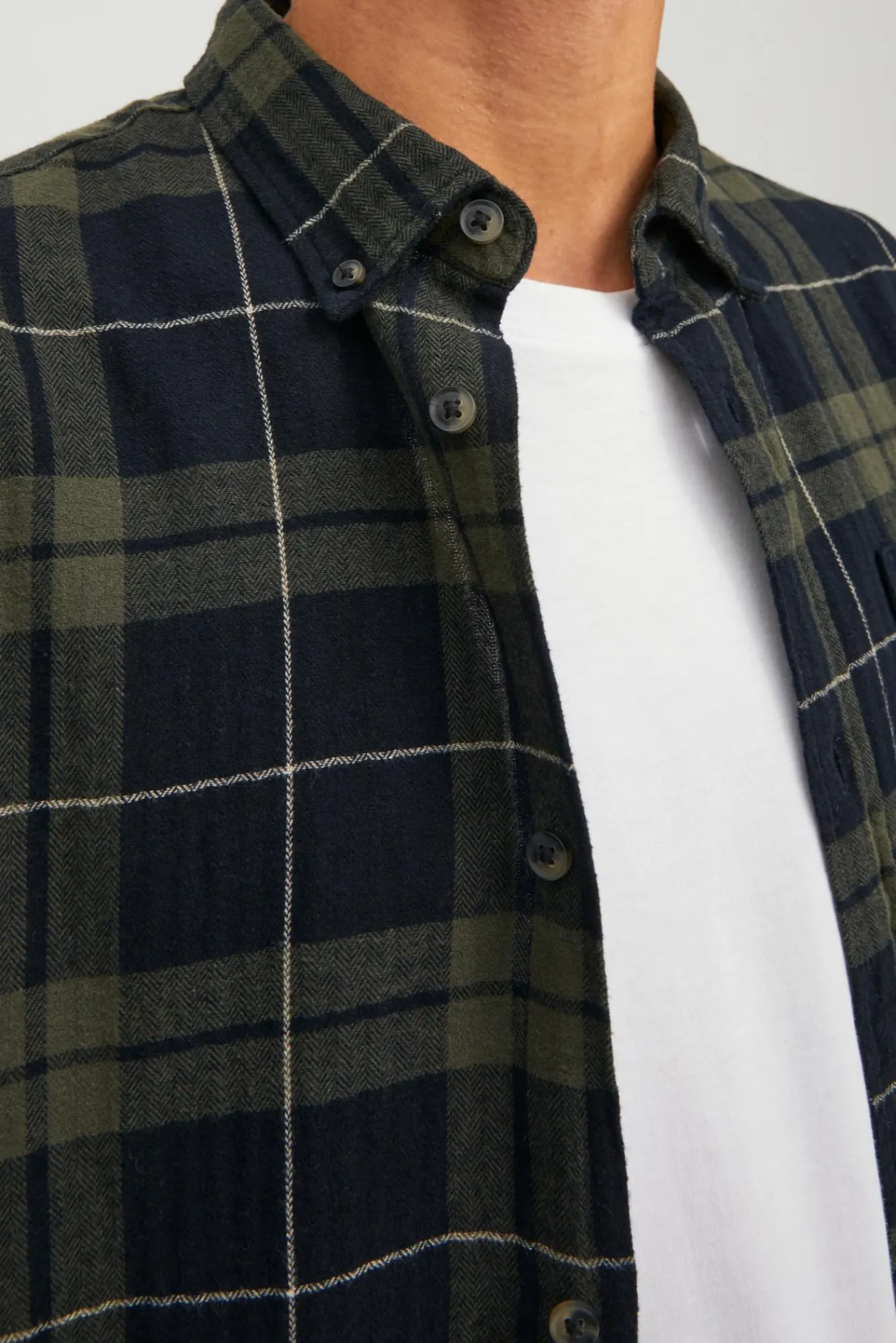 Jack & Jones Camisa Cuadros Verde New