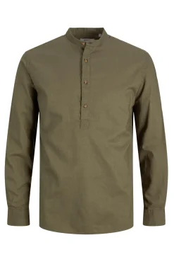 Jack & Jones Camisa Cuello Mao Verde Outlet