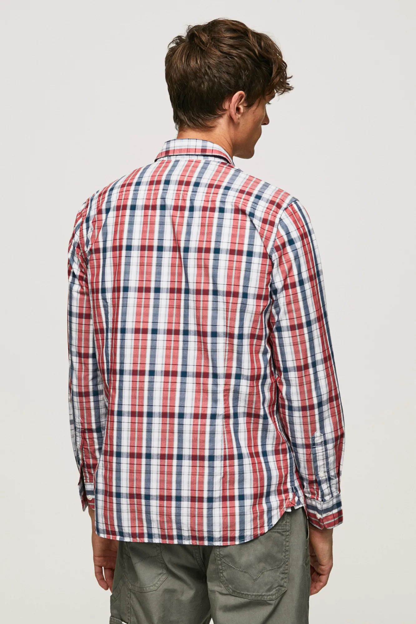 Pepe Jeans Camisa De Algodon De Cuadros Multicolor Discount