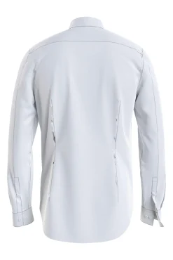 Calvin Klein Camisa De Chico Con Logo Blanco Best