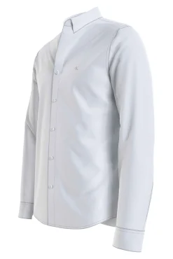 Calvin Klein Camisa De Chico Con Logo Blanco Best