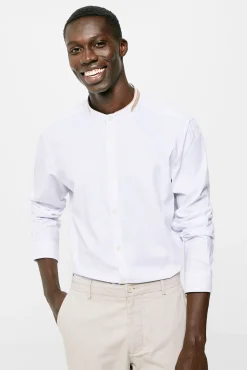 * Camisa Dobby Mao Blanco Discount