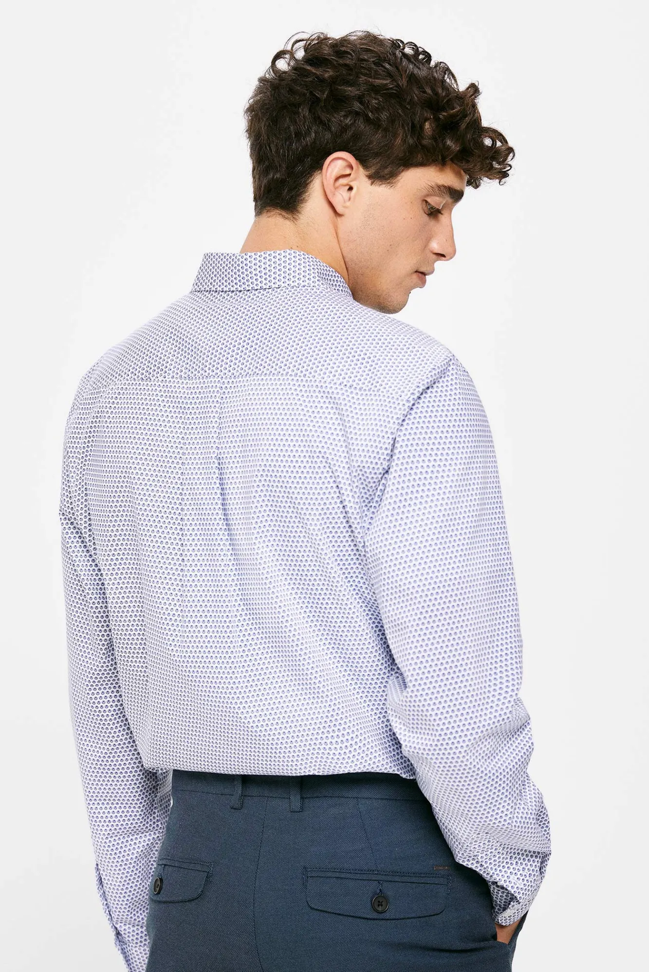 * Camisa Estampada Blanco Sale