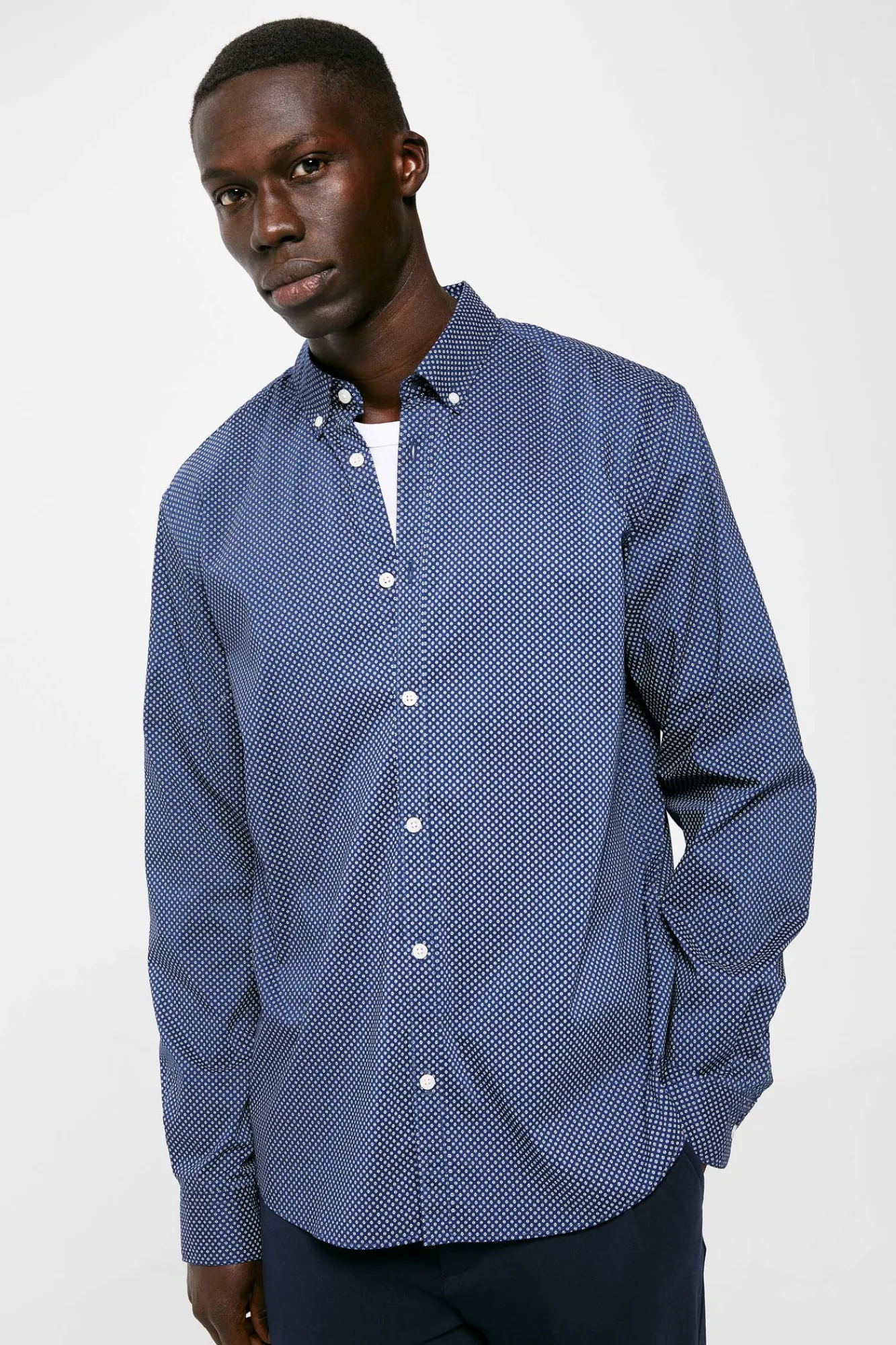 * Camisa Estampada Navy Hot