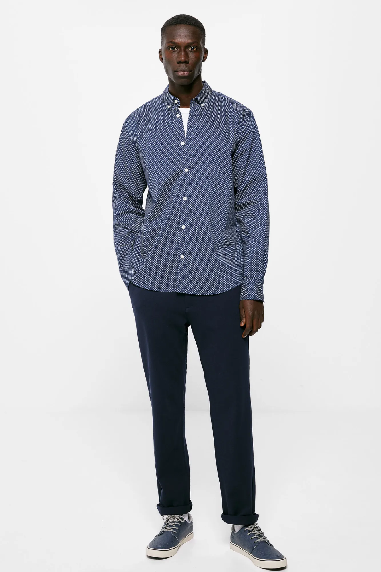 * Camisa Estampada Navy Hot