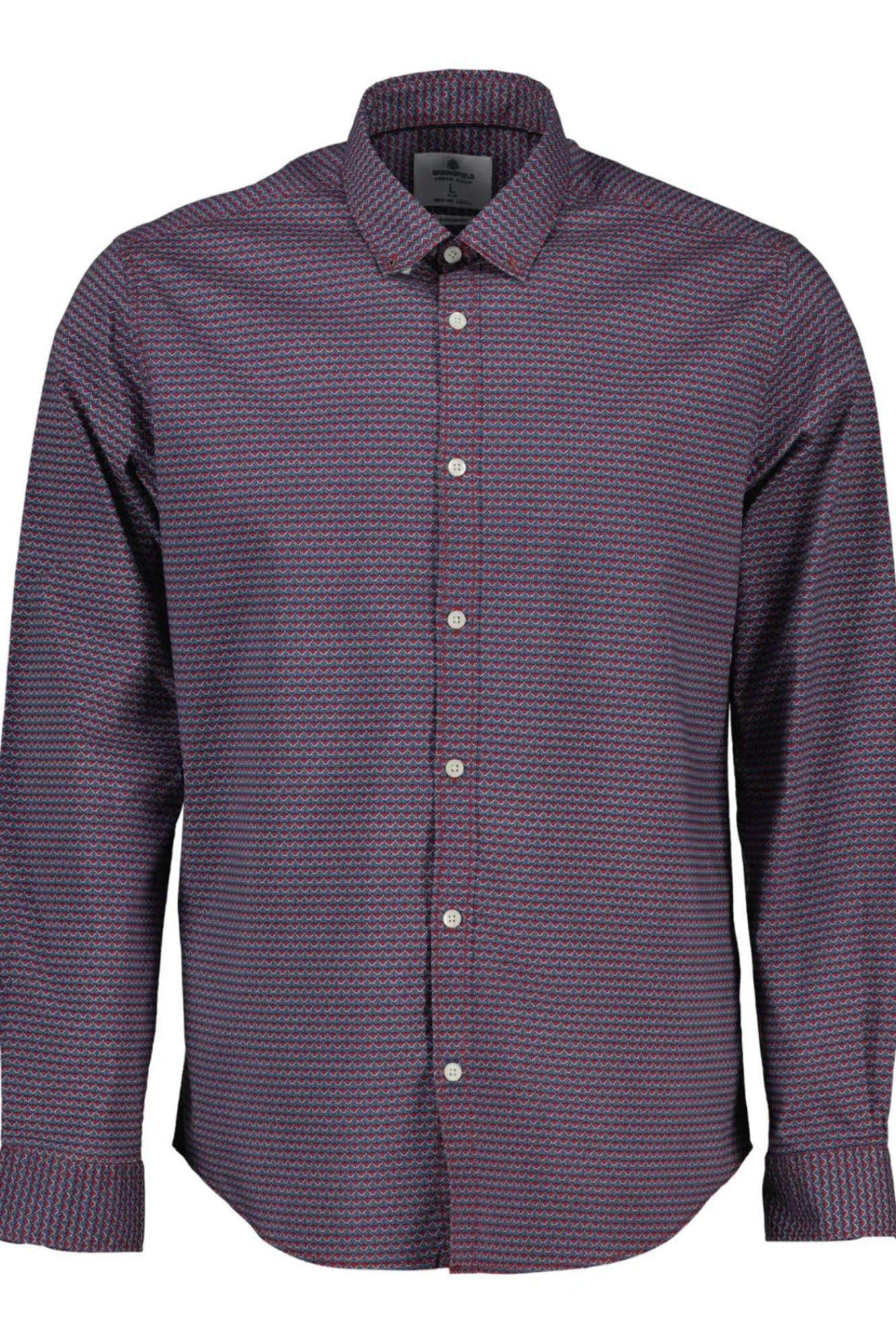 * Camisa Estampada Rojo Best