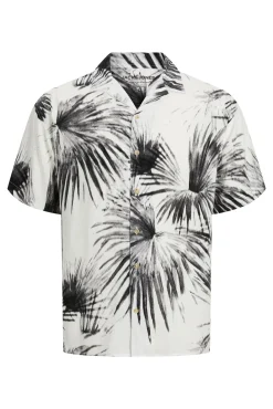 Jack & Jones Camisa Estampada Manga Corta Blanco Sale