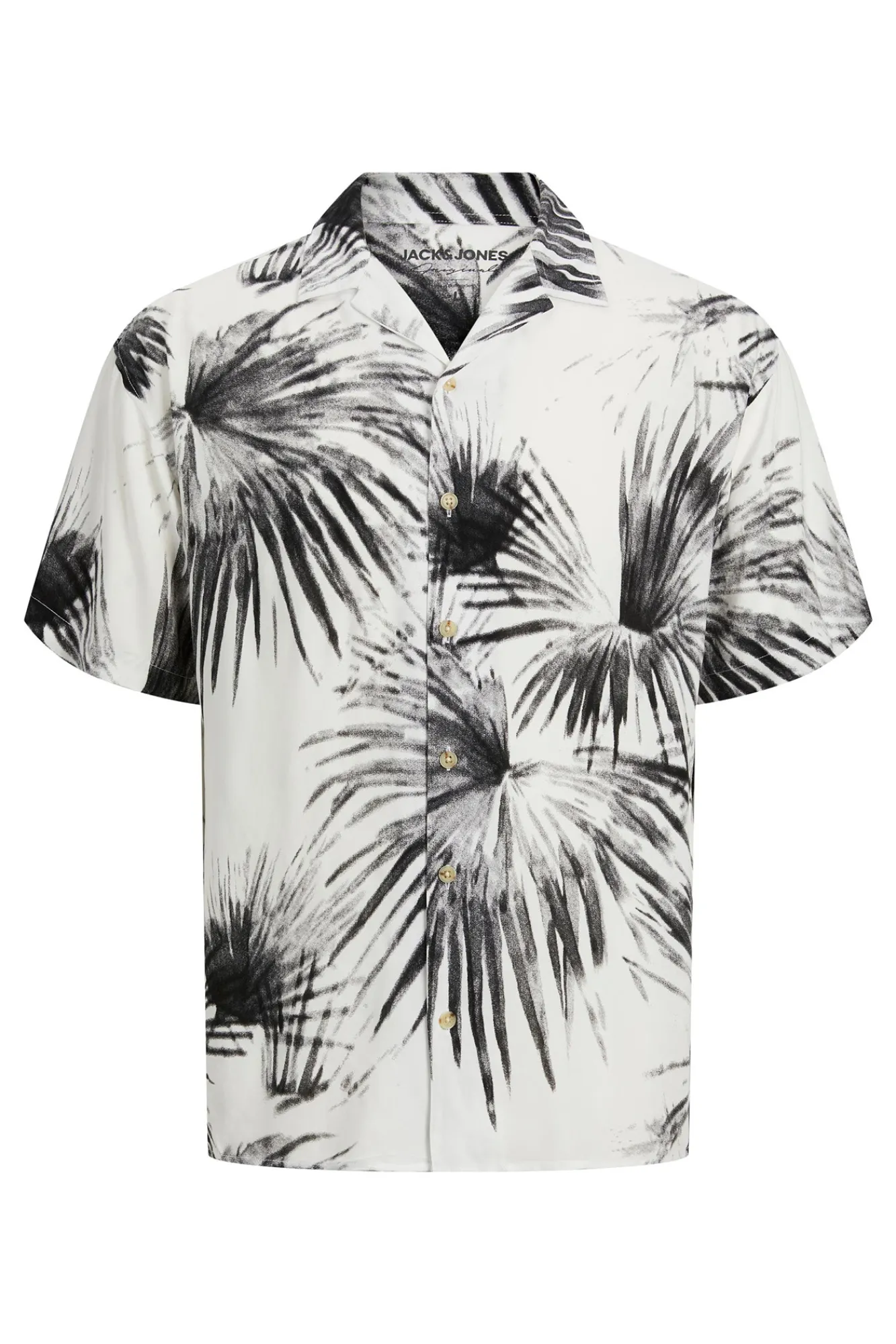Jack & Jones Camisa Estampada Manga Corta Blanco Sale