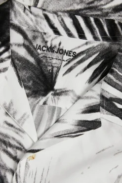 Jack & Jones Camisa Estampada Manga Corta Blanco Sale