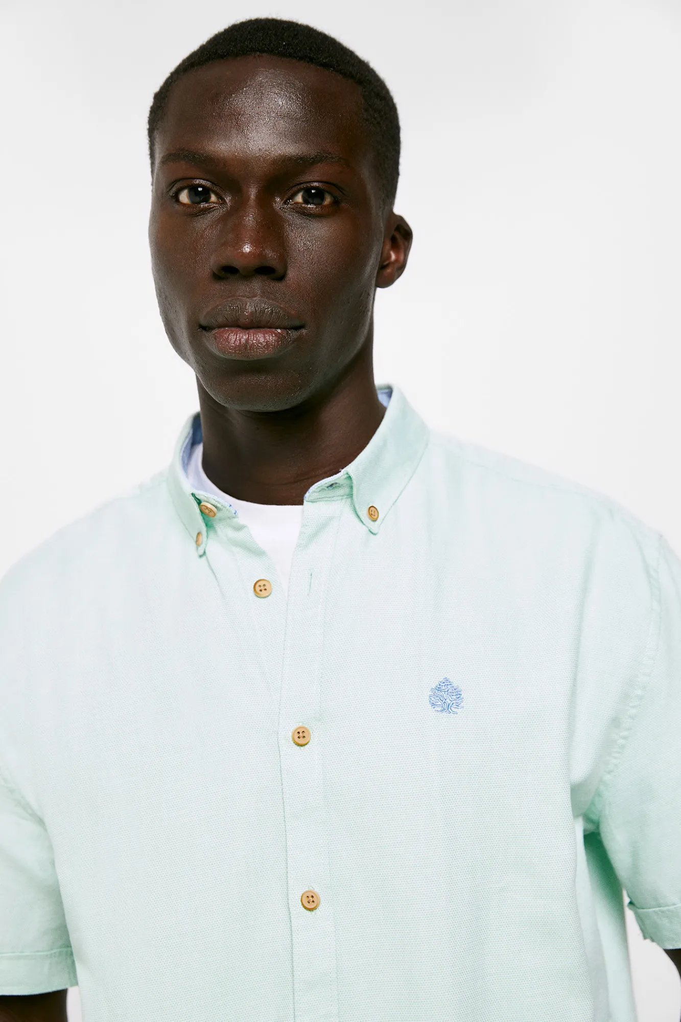 * Camisa Estructura Color Verde Outlet