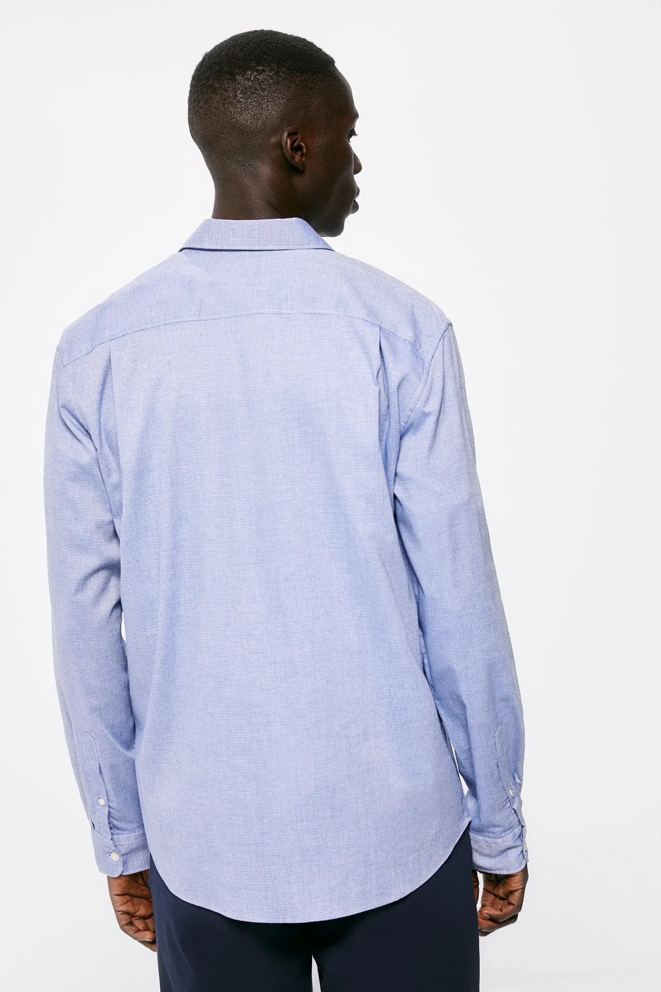 * Camisa Estructura Color Azul Discount