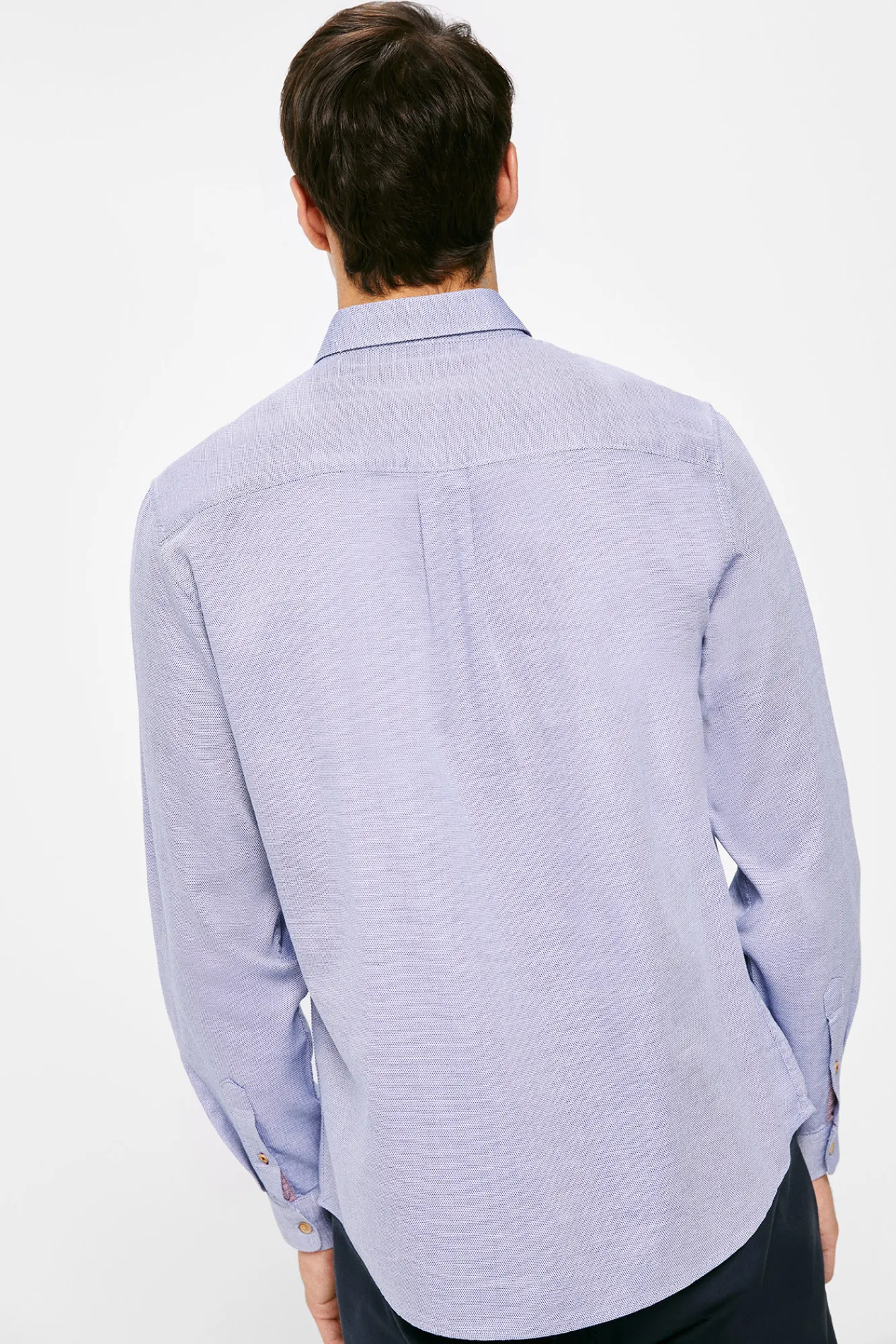 * Camisa Estructura Color Azul Medio Discount