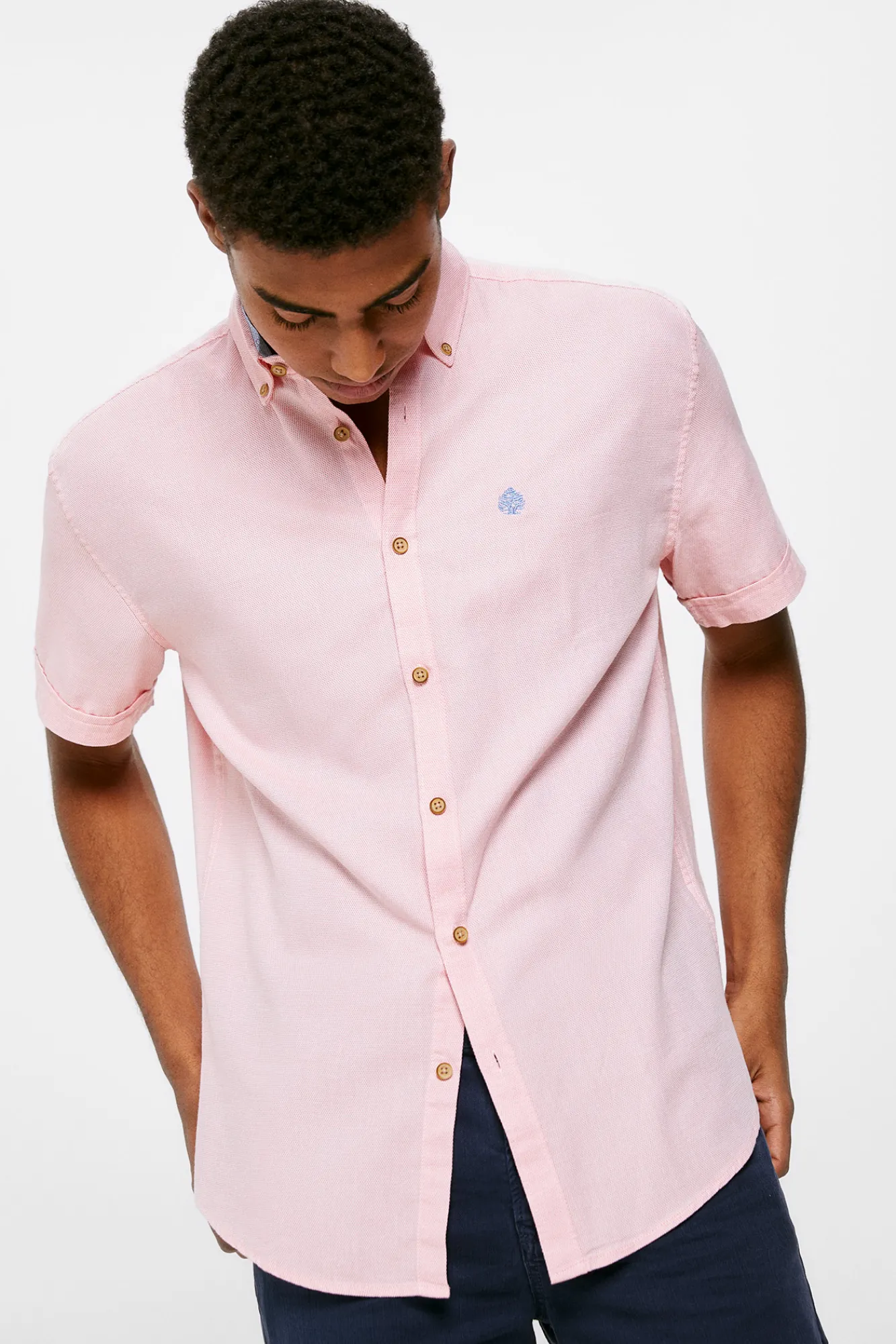 * Camisa Estructura Color Morado Hot