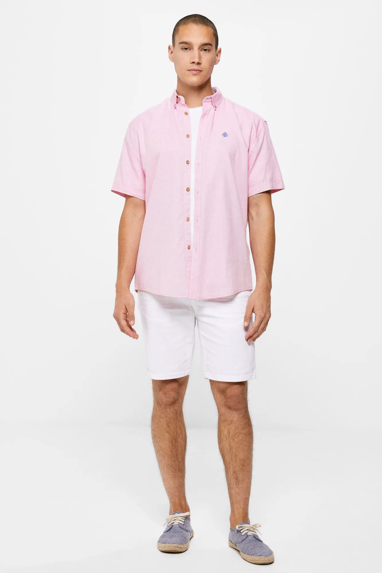 * Camisa Estructura Color Rosa Outlet
