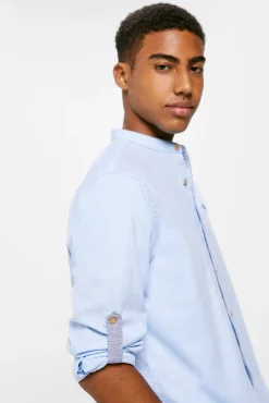 * Camisa Estructura Mao Azul New