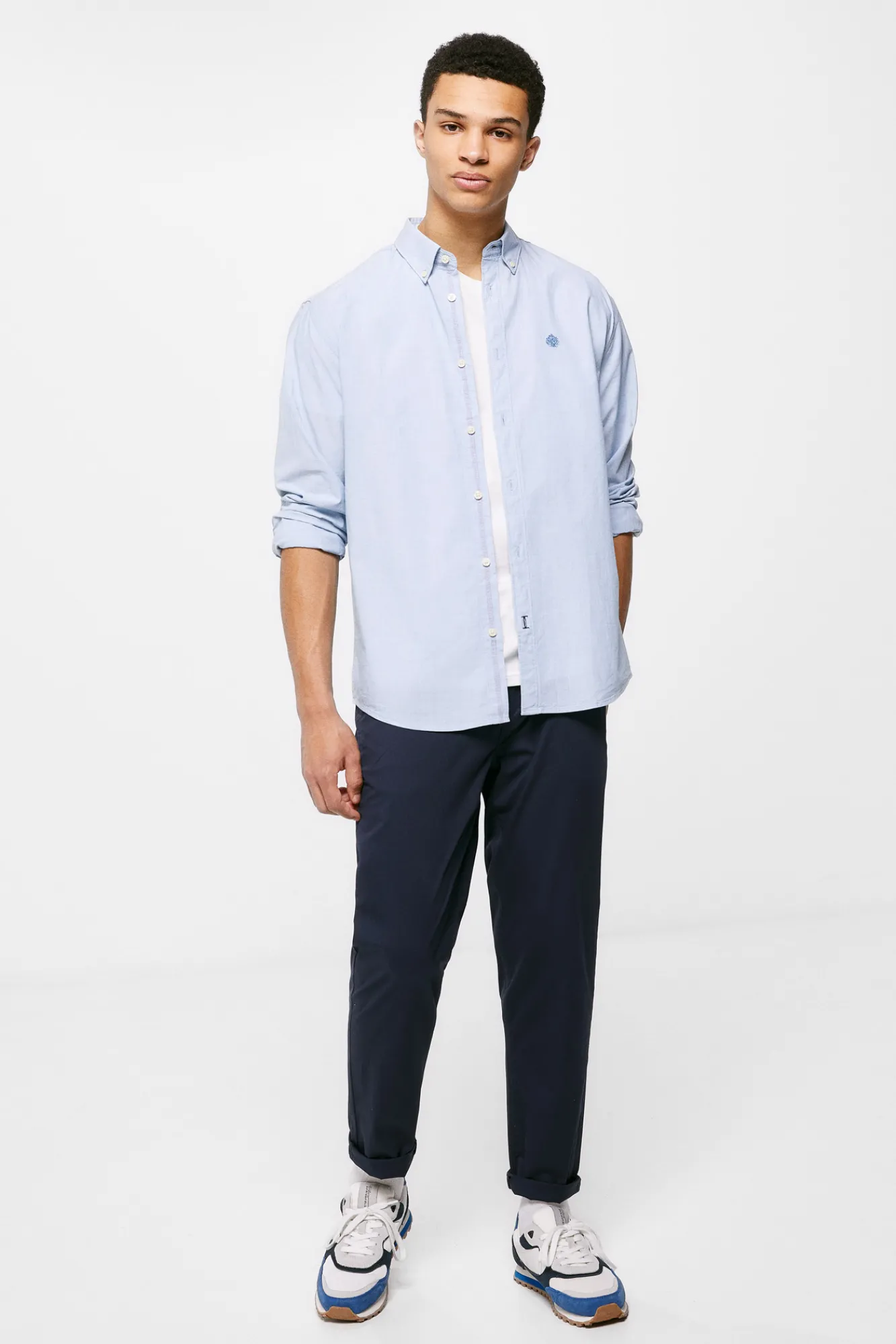* Camisa Fil- A -Fil Azul Best
