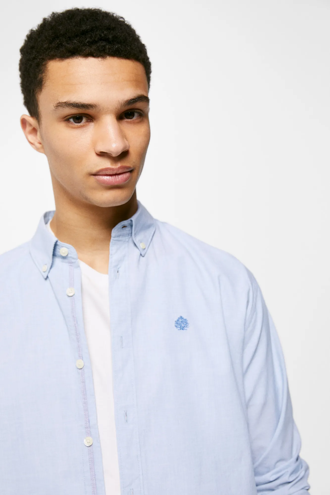 * Camisa Fil- A -Fil Azul Best