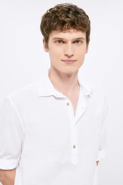 * Camisa Ligera Color Blanco Hot
