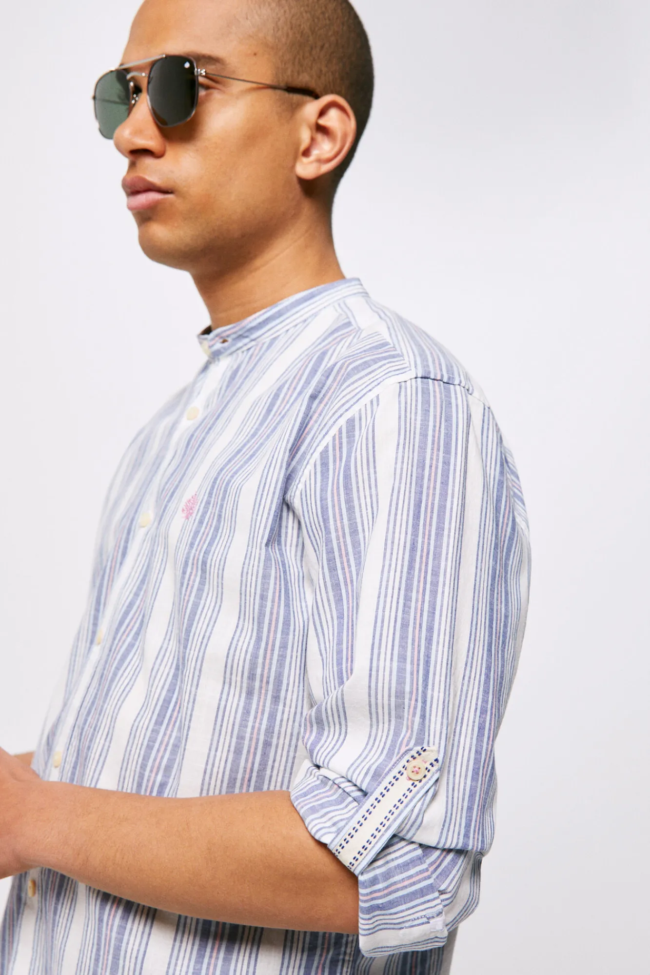 * Camisa Ligera Mao Azul Medio Hot