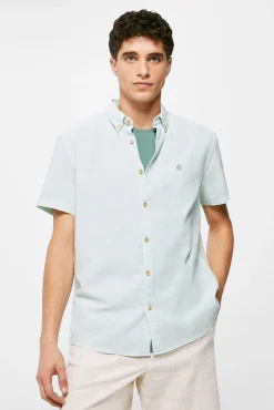 * Camisa Lino Verde