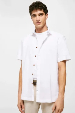 * Camisa Lino Blanco Hot