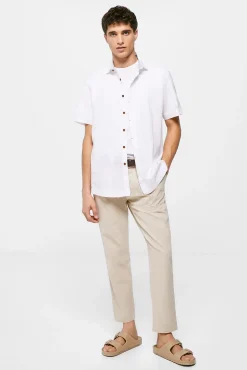 * Camisa Lino Blanco Hot