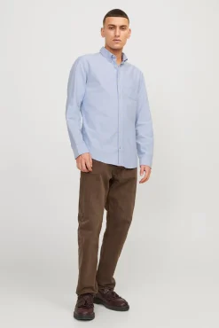 Jack & Jones Camisa Lisa Azul Claro Sale