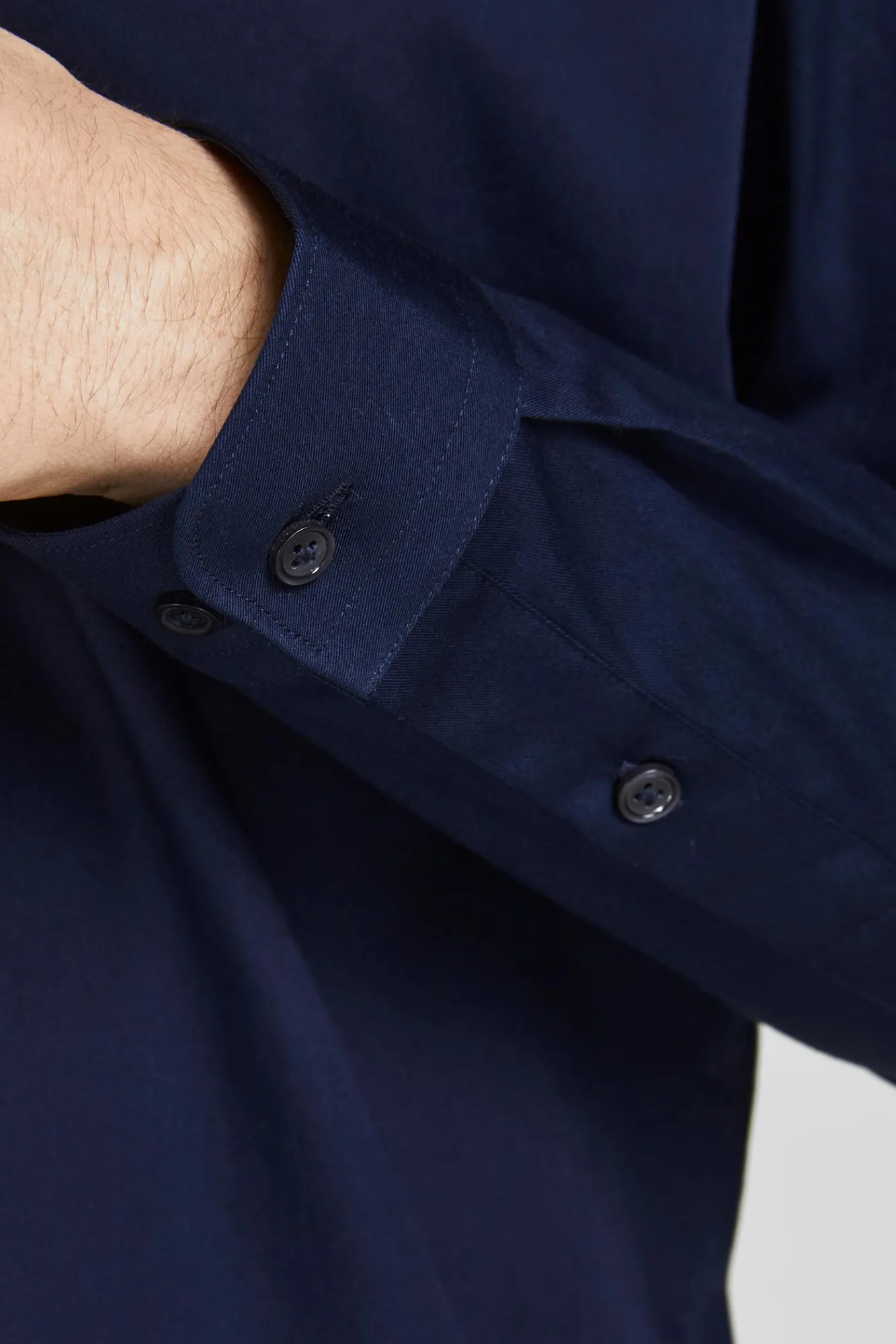 Jack & Jones Camisa Lisa Formal Navy Best