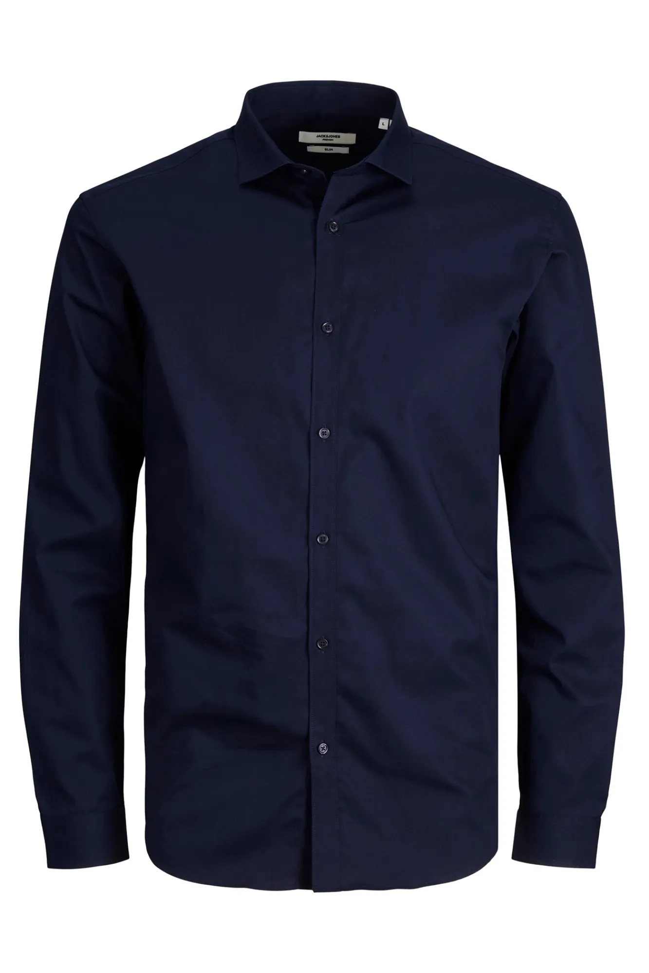 Jack & Jones Camisa Lisa Formal Navy Best