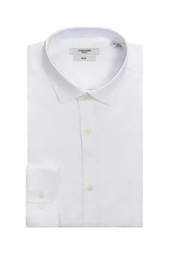 Jack & Jones Camisa Lisa Formal Blanco Best