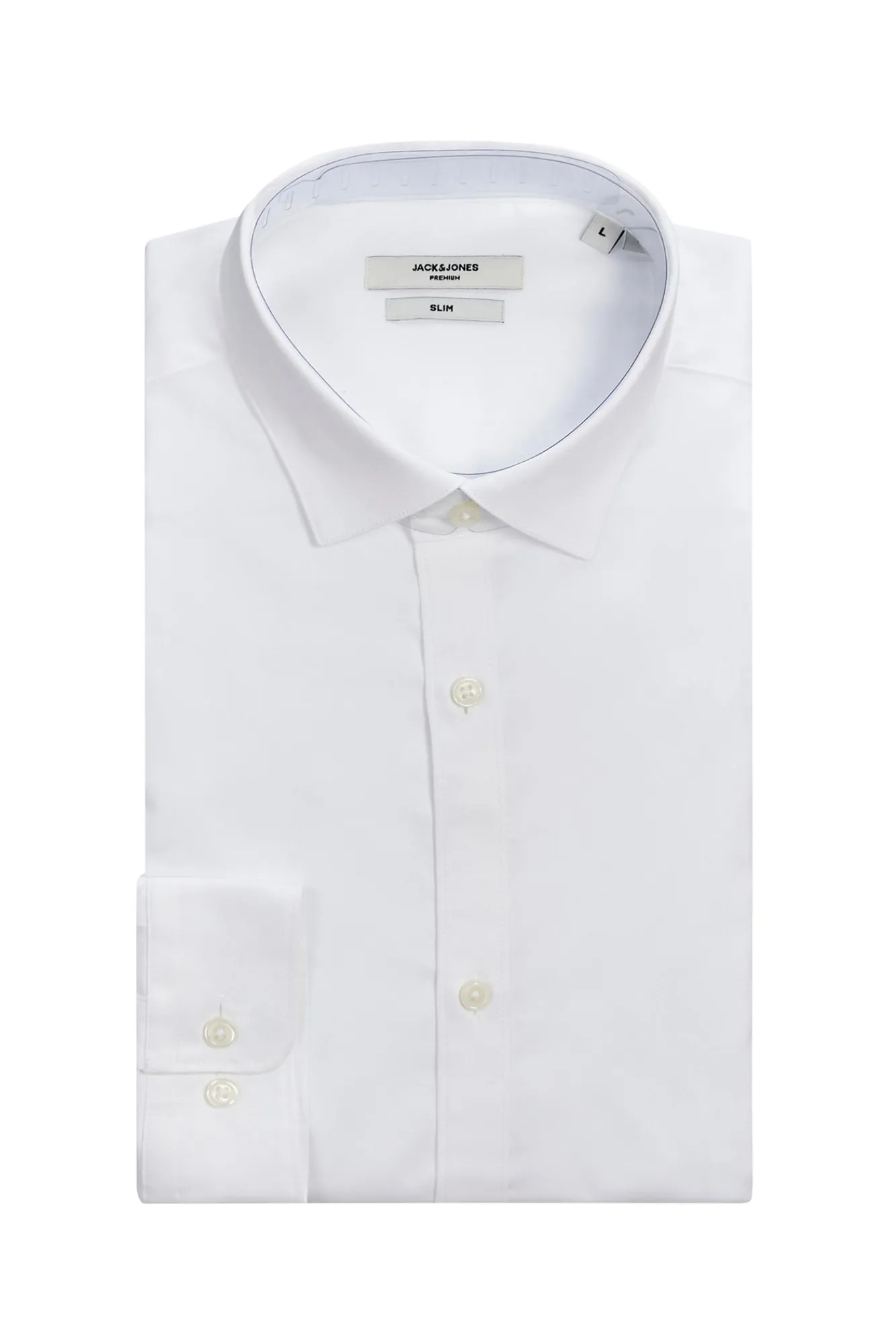 Jack & Jones Camisa Lisa Formal Blanco Best