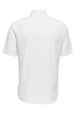 Only & Sons Camisa Manga Corta Blanco New