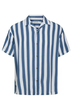 Jack & Jones Camisa Manga Corta Azul Medio Best