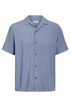 Jack & Jones Camisa Manga Corta Azul Medio New
