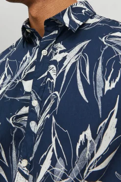 Jack & Jones Camisa Manga Corta Navy Clearance