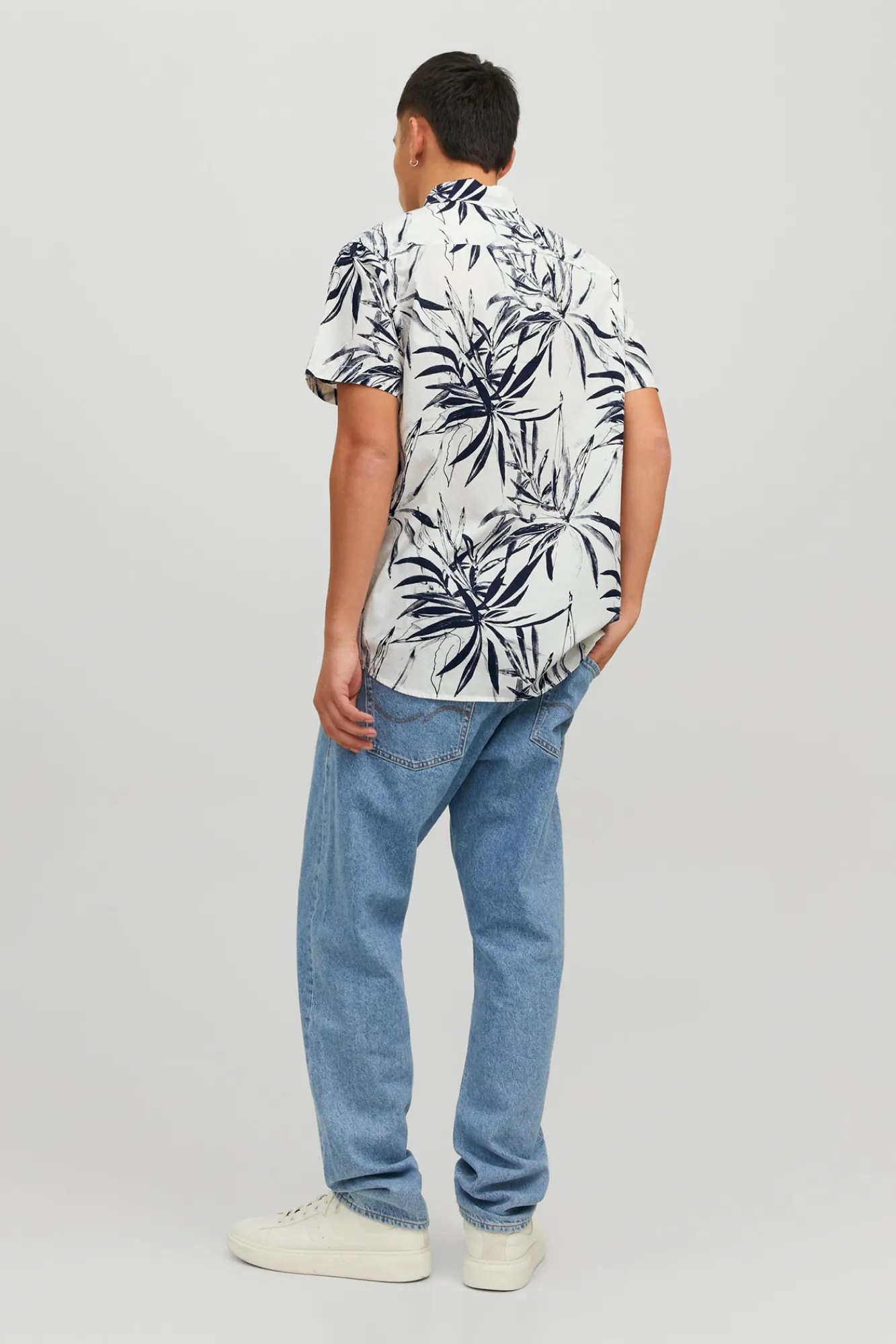 Jack & Jones Camisa Manga Corta Blanco Hot