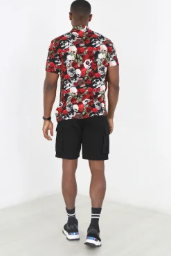 Brave Soul Camisa Manga Corta Y Estampada. Multicolor Discount