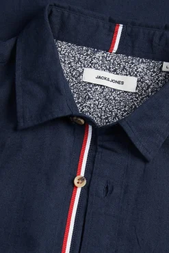 Jack & Jones Camisa Manga Larga Navy Hot