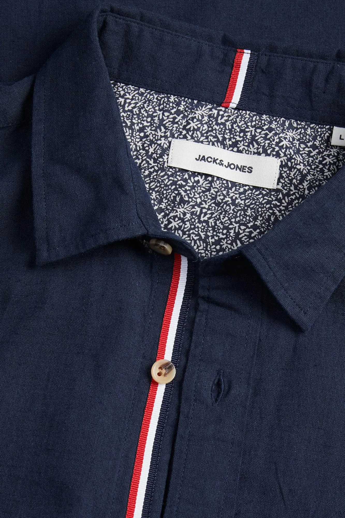 Jack & Jones Camisa Manga Larga Navy Hot