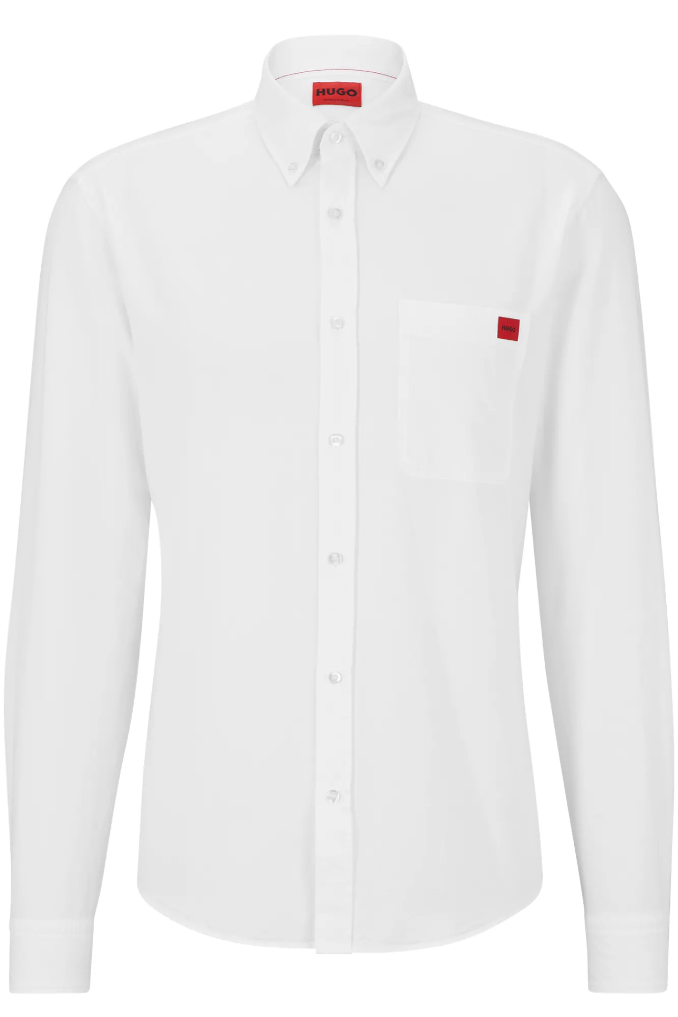 HUGO Camisa Oxford Blanco Hot