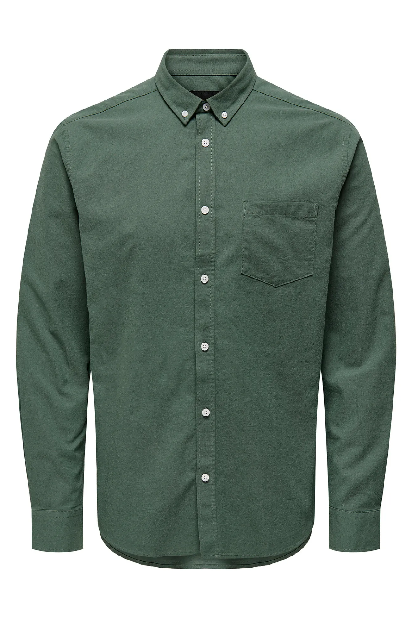 Only & Sons Camisa Oxford Verde Online