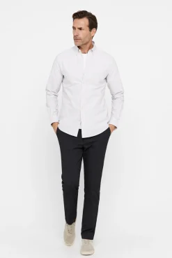 Cortefiel Camisa Oxford Rayas Beige Outlet
