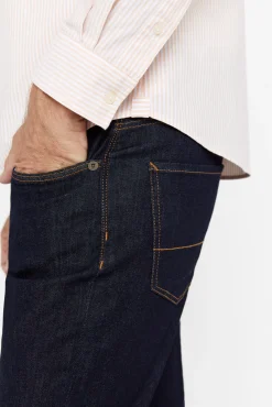Cortefiel Camisa Oxford Rayas Naranja Sale
