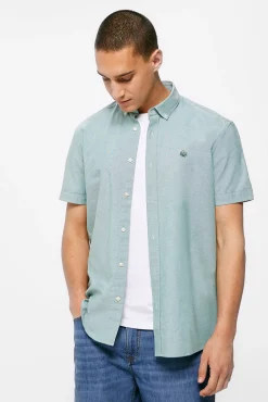 * Camisa Pinpoint Verde New