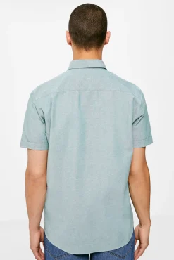 * Camisa Pinpoint Verde New