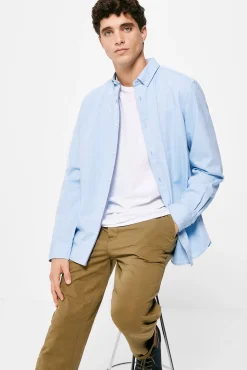 * Camisa Pintpoint Color Azul Claro Best